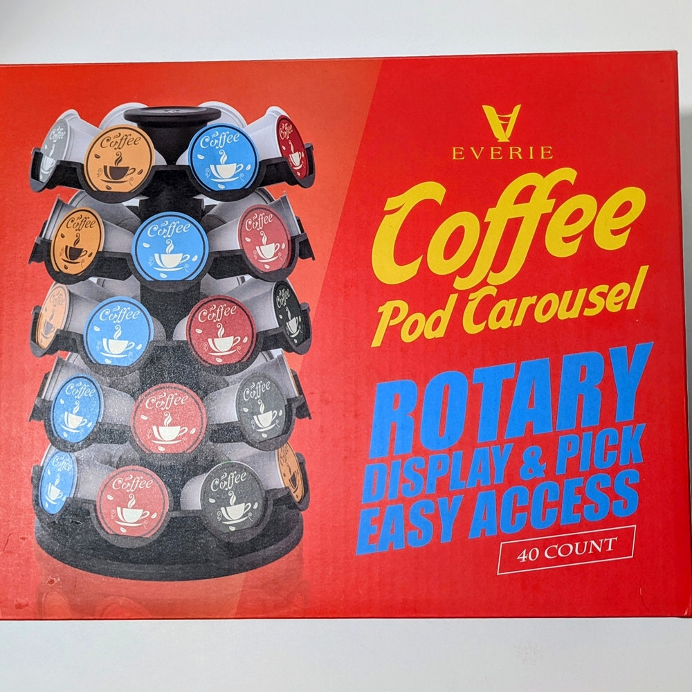 Black Coffee Pod Carousel - 40 Count